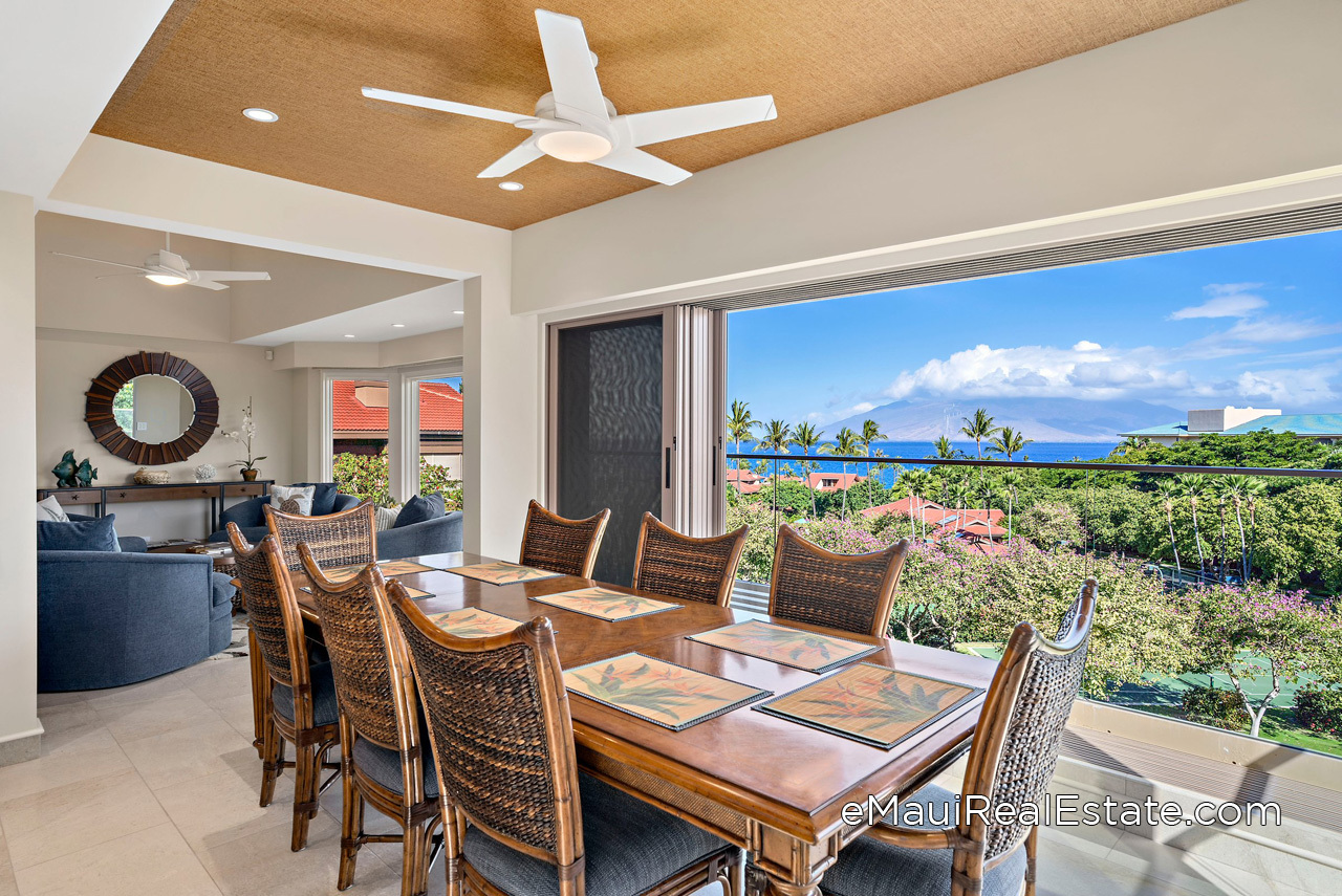 Some condos at Wailea Point have enclosed lanais to add more interior living space